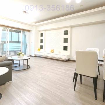 全新裝潢電梯美4房+平面車位