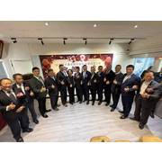 114年3月18日本會李天保理事長、宋文欽輔導理事長及賴佩珍總幹事受邀參與屏東縣不動產仲介經紀商業同業公會會館落成典禮